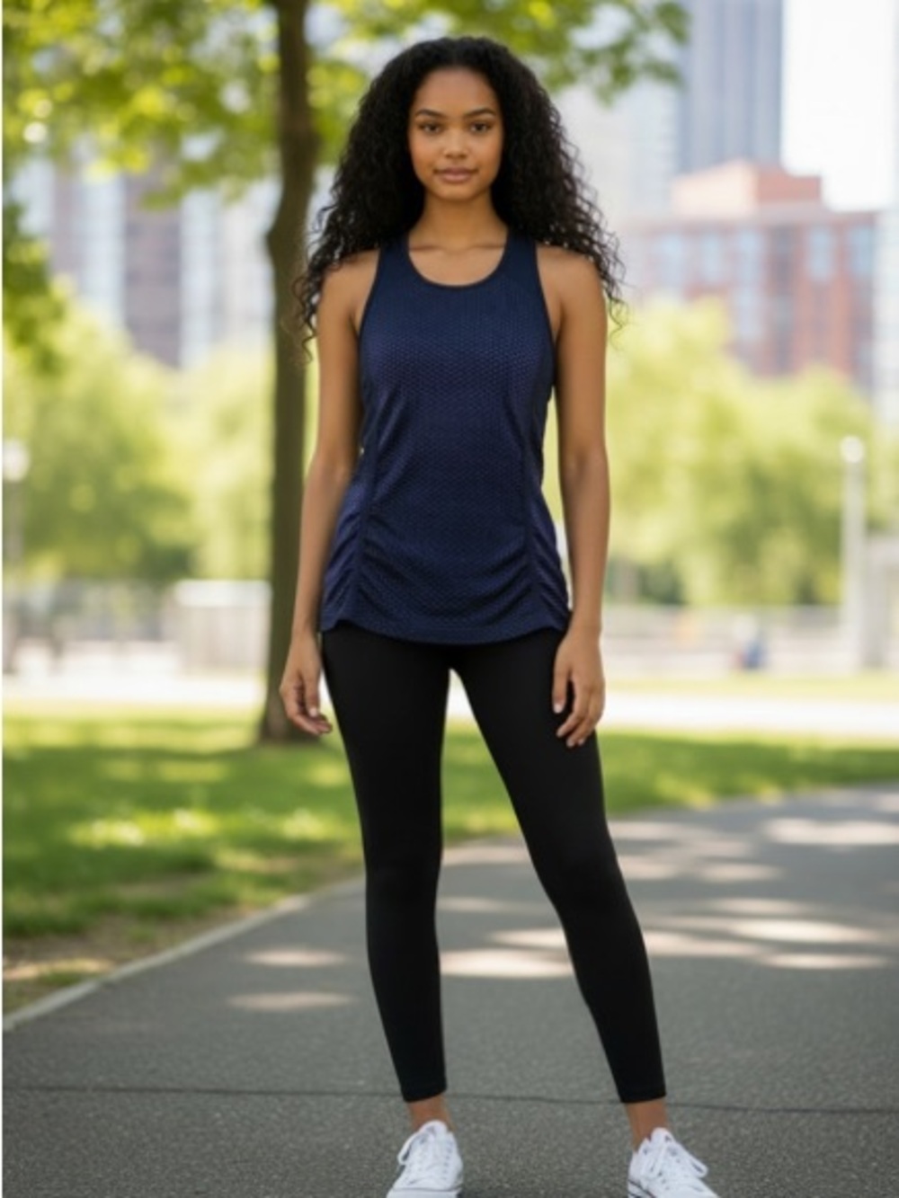 Athleta Navy Blue Tank Top